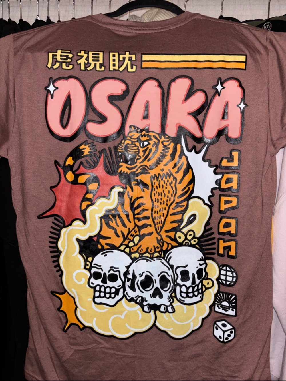Osaka Graphic Brown Short Sleeve Tee
